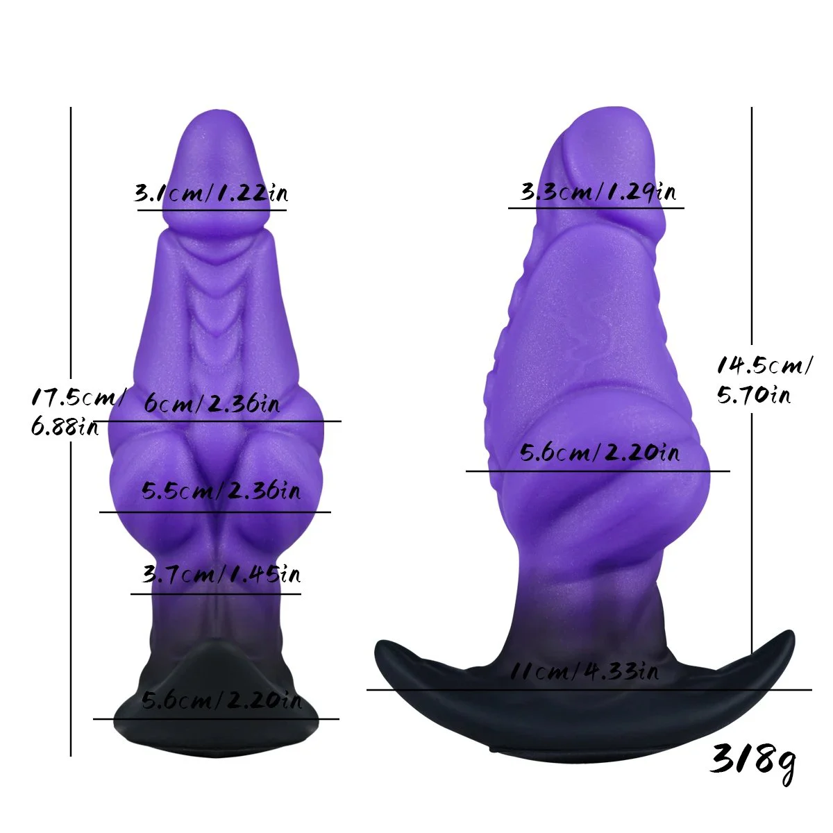 Large Soft Silicone Anal Dildo Plug Wearable Giant Anal Fantasy Stretcher Trainer for Men Women Couples Gay Prostate Massager