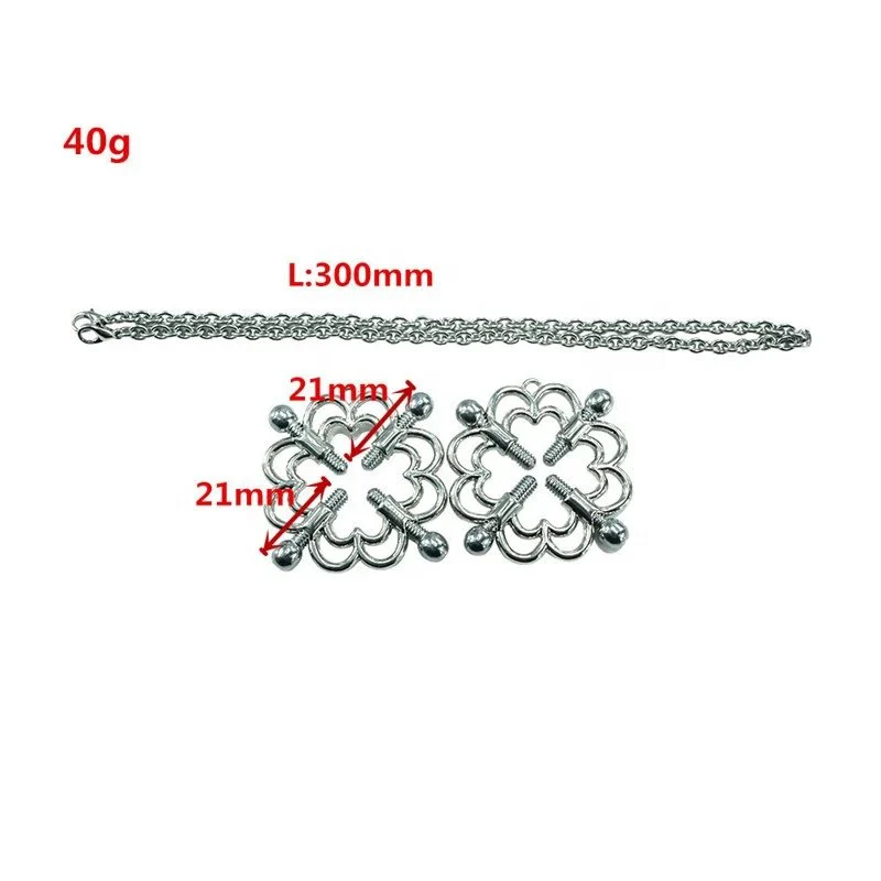 Metal Chain Nipple Clips Sex Slaves Nipple Clamps Sex Toys