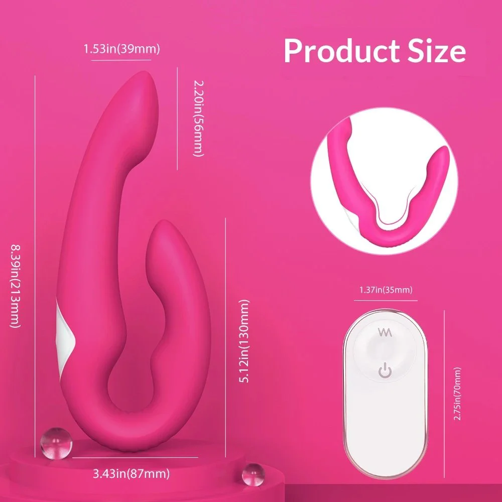Wearable Personal Massager for Women Double Gspot Stimulation Internal Vibration Pleasure Toy