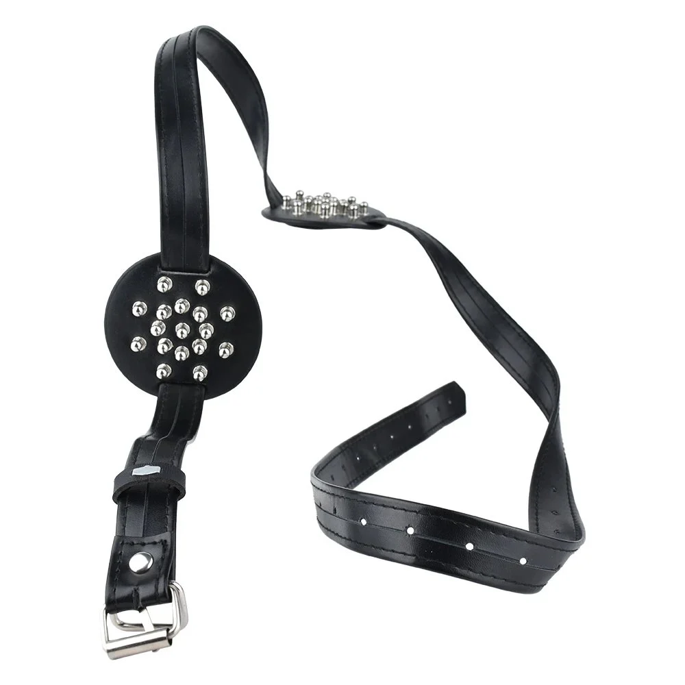 Metal Leather Nipple Clamps Spiked Breast Binder Bra Female Breast Fun Couple Flirting Products Game Sex Toys
