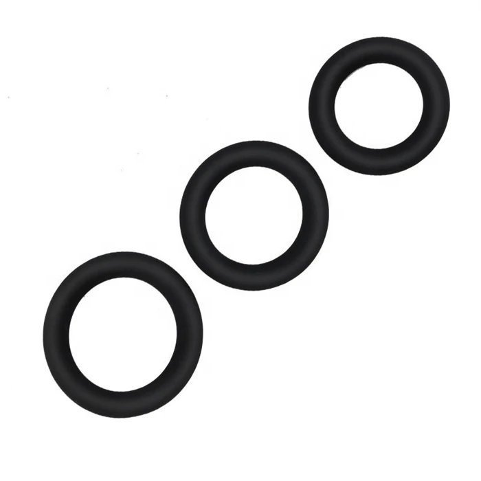 Colorful Men's Penis Ring Sex Toys 3 Sizes Cock Locking Ring for Delay Purpose