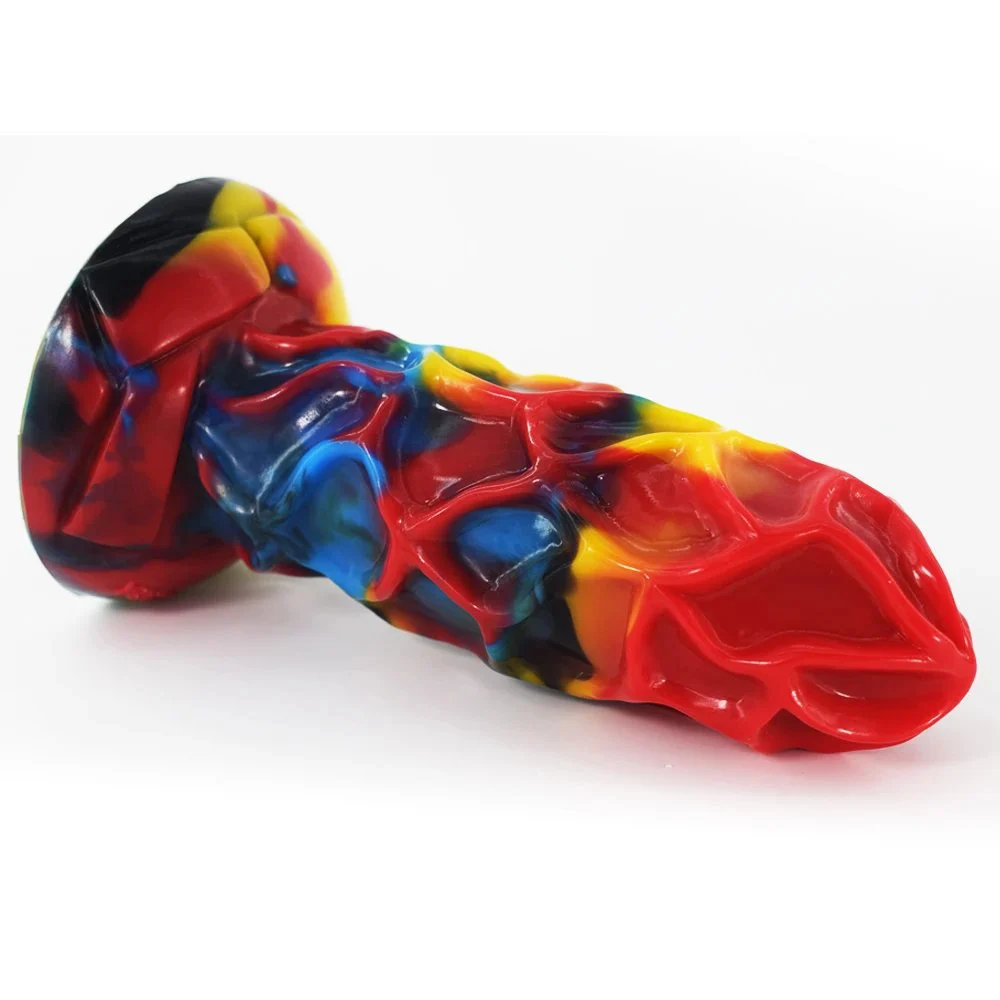 Liquid Silicone Fantasy Monster Dildo Lifelike Animal Rubber Penis Huge Women Pleasure Toys Color Dildo Thick Anal Plug