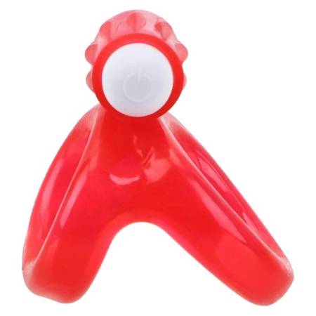 Men's Stretchable Soft Silicone Vibrating Cock Ring TPE Adult Sex Toys for Delay Ejaculation Penis Ring