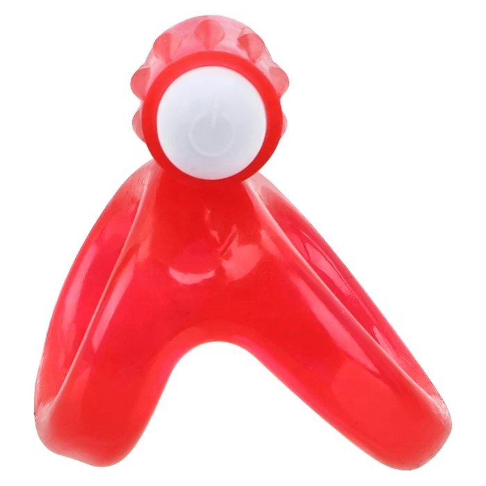 Men's Stretchable Soft Silicone Vibrating Cock Ring TPE Adult Sex Toys for Delay Ejaculation Penis Ring