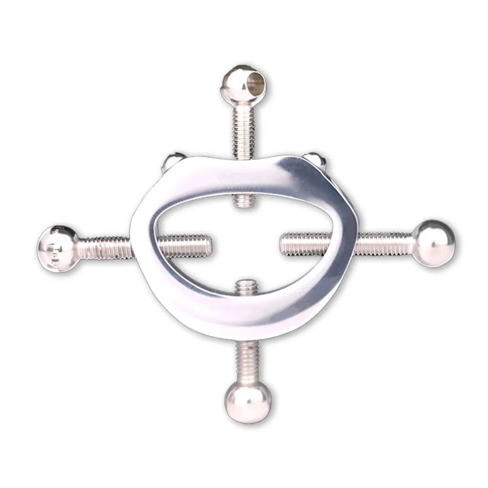 Stainless Steel Nipple Clip Chest Ornament Erotic BDSM Sex Toy Brutal Bondage Restraint Unisex Metal Chain Nipple Clamps
