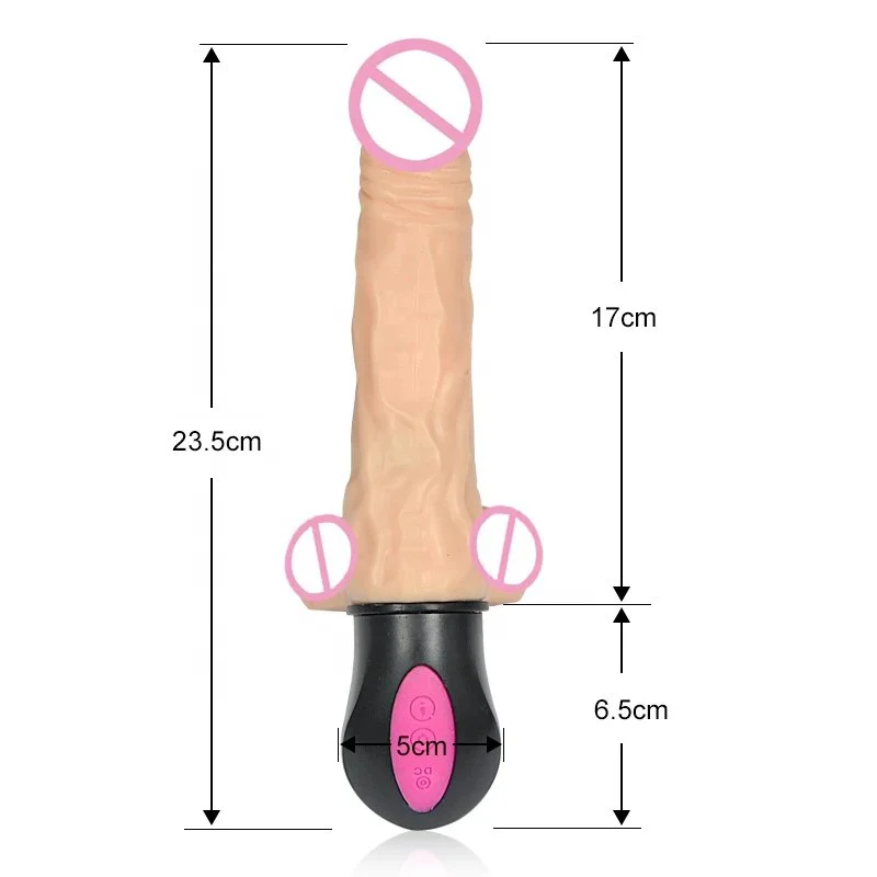 Lifelike Faked Penis Rod Strong Shock Penis Realistic Dildo Vibrator for Women