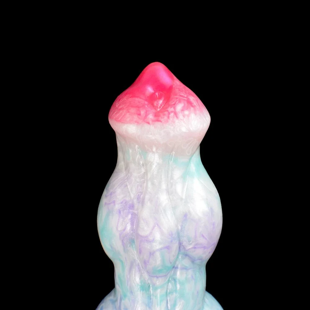 Sex Toy for Adult Women Silicone Cock Penis Animal Dog Double Knot Dildo Bulging Veins Anal Plug Female Masturbator