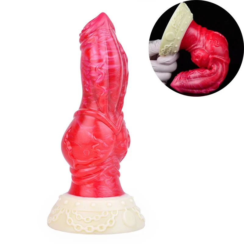 Monster Dildo Fantasy Silicone Huge Dildos with Strong Suction Cup for Hands-Free Play Anal Adult Sex Toy for Women & Men