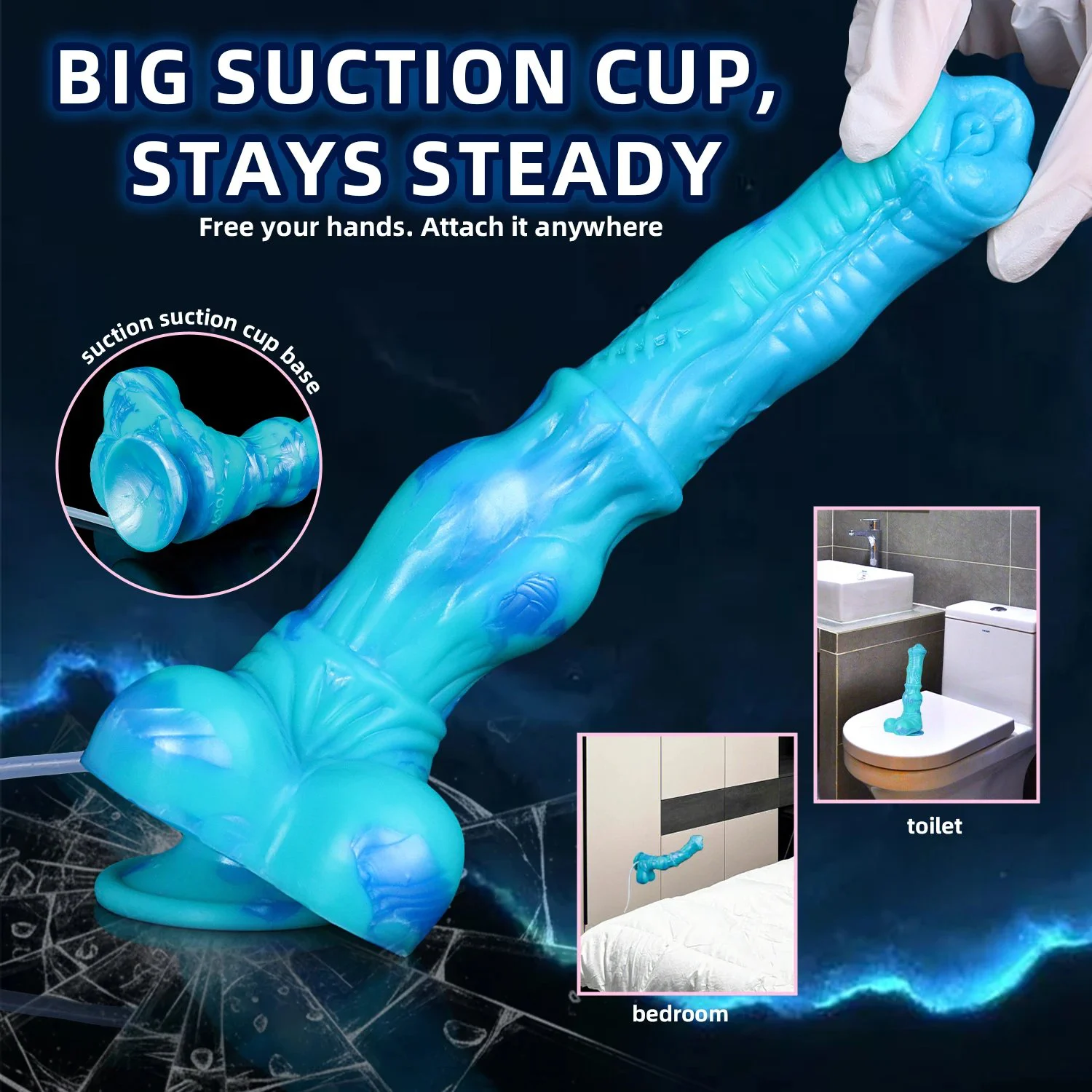 Electric Squiritng Knot Horse Dildo Anal Stimulation Horse Monster Butt Plug New Products Ideas Business Adult Sex Toys