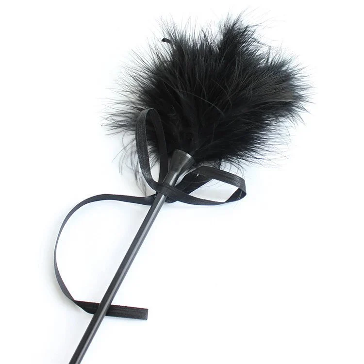 Multifunctional Feather Paddle Whip Tickler & Spanking Tool for Adult Foreplay Pleasure