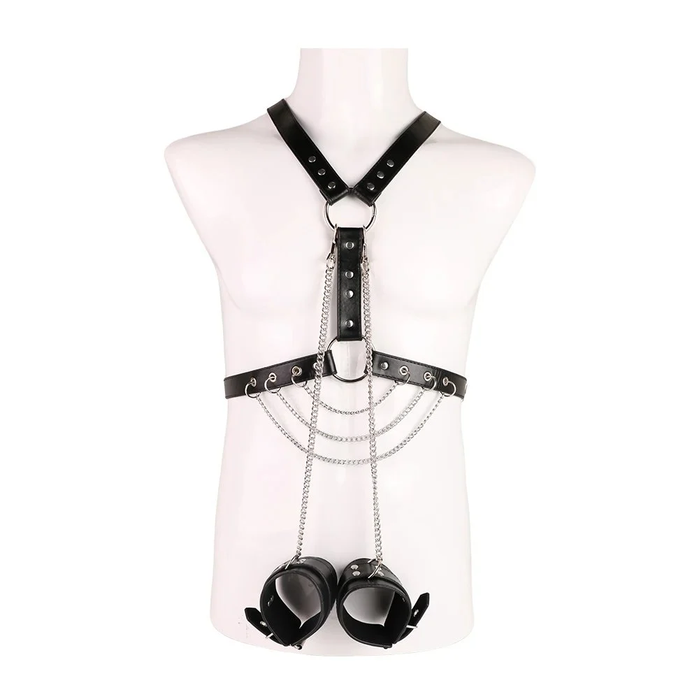 New Adjustable Sexy Chest Underwear Metal Corset for Both Men and Women, Comfortable and Unique Experience Sex Toys