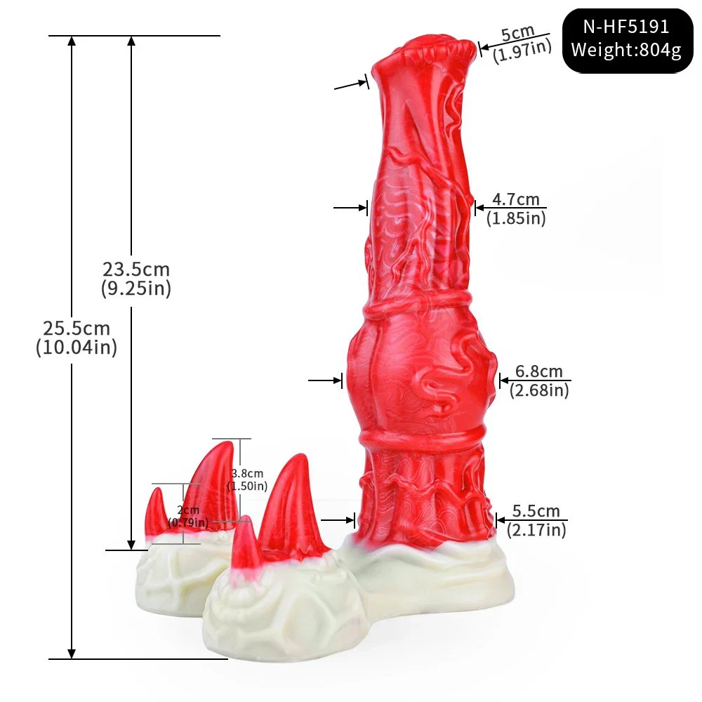 Horse Dildo Big Animal Suppliers Horse Cock Dragon Dildo Anal Plug alien Dildo Female Monster Cock with Big Knot Toys