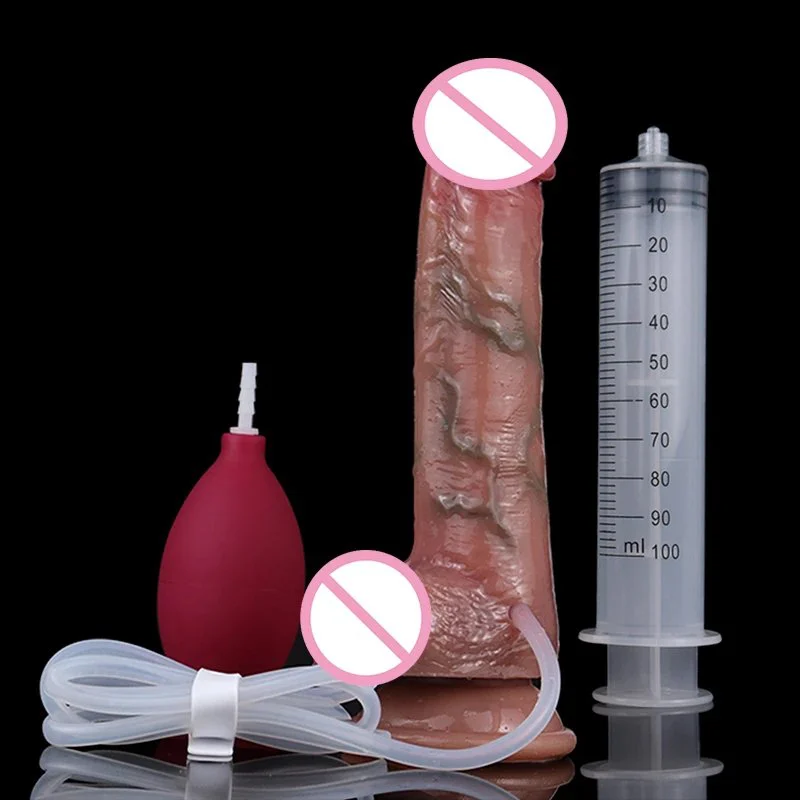 Silicone Anal Dildo Realistic Ejaculation Squirting Dildo for Masturbator Sex Toys for Women Men Dildo with Ejaculation