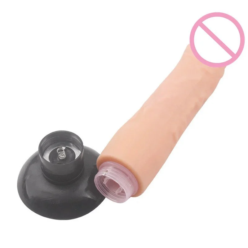 Female Masturbation TPE Suction Cup Realistic Dildo Vibrator Sex Toys for Women