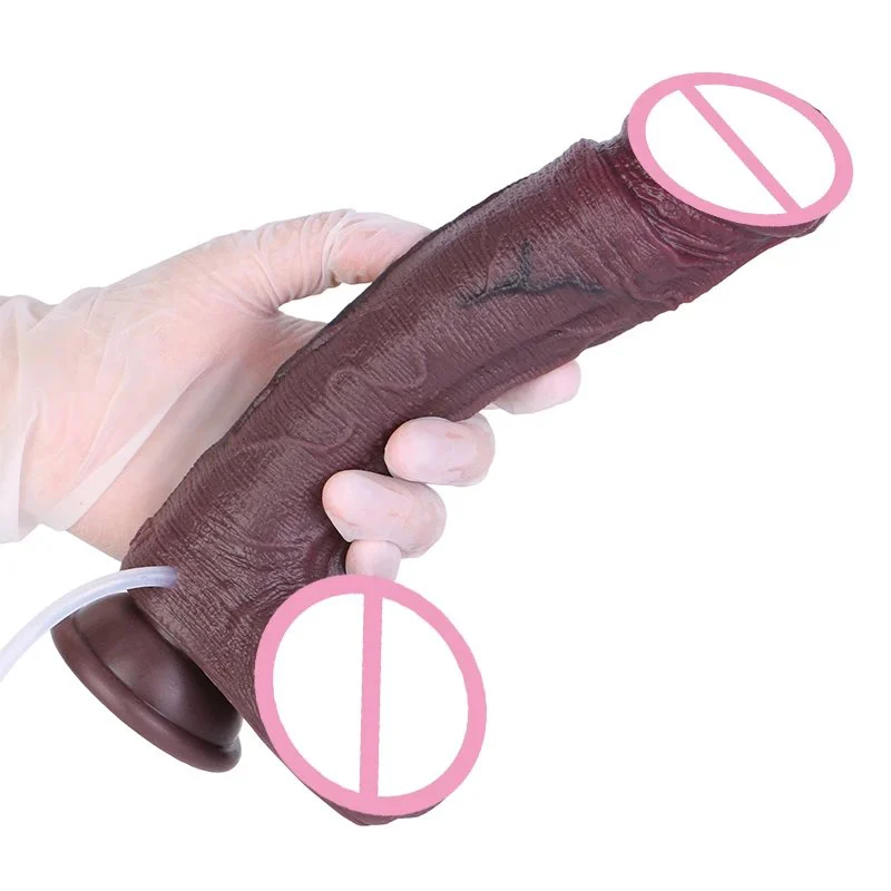 Silicone-based Realistic Male Penis Designed for Women Featuring a Suction Cup and Water-based Lubricant Compatibility