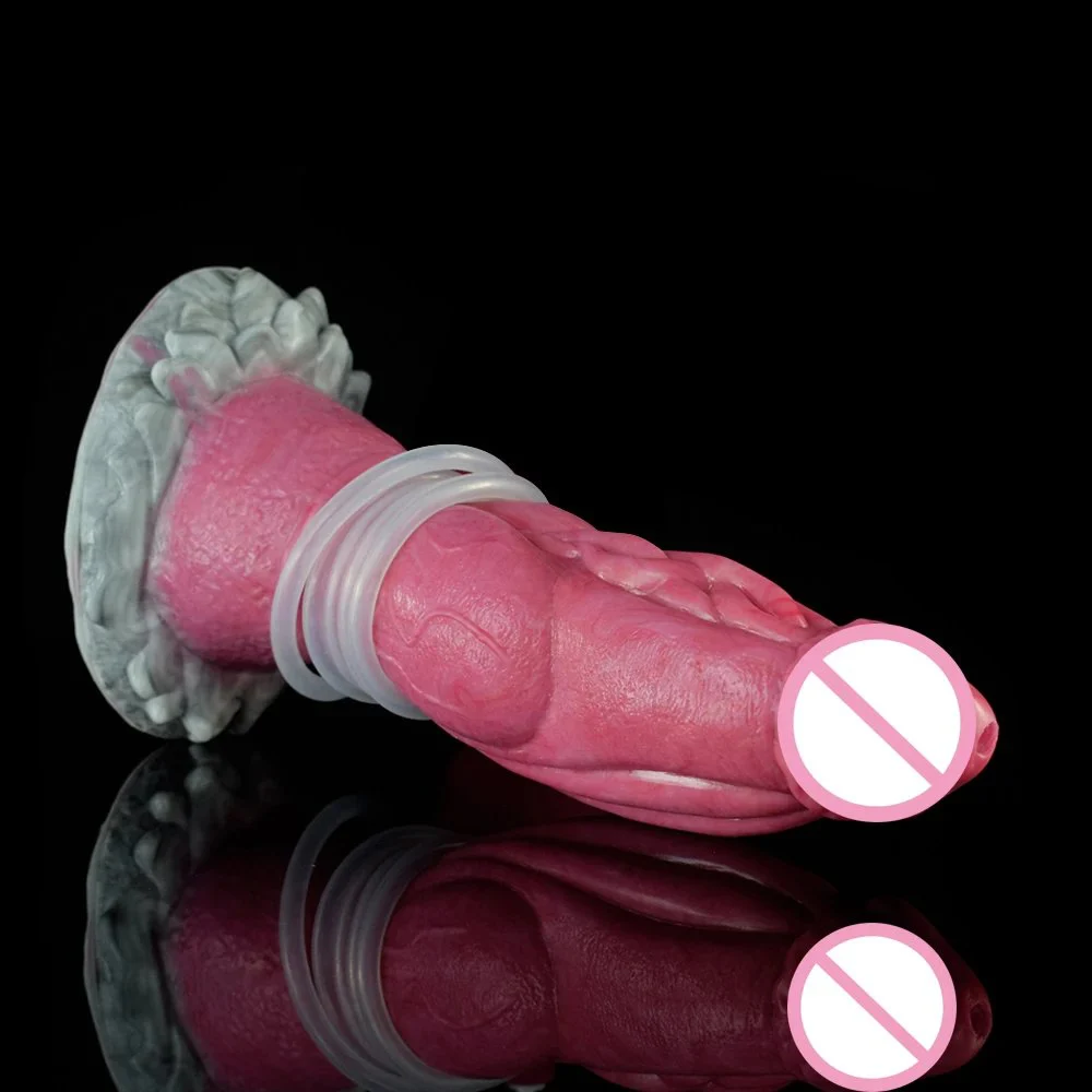 Rubber Penis Monster Large Squirting Dildo Ejaculating Enema Bulb Dildo for Women and Men