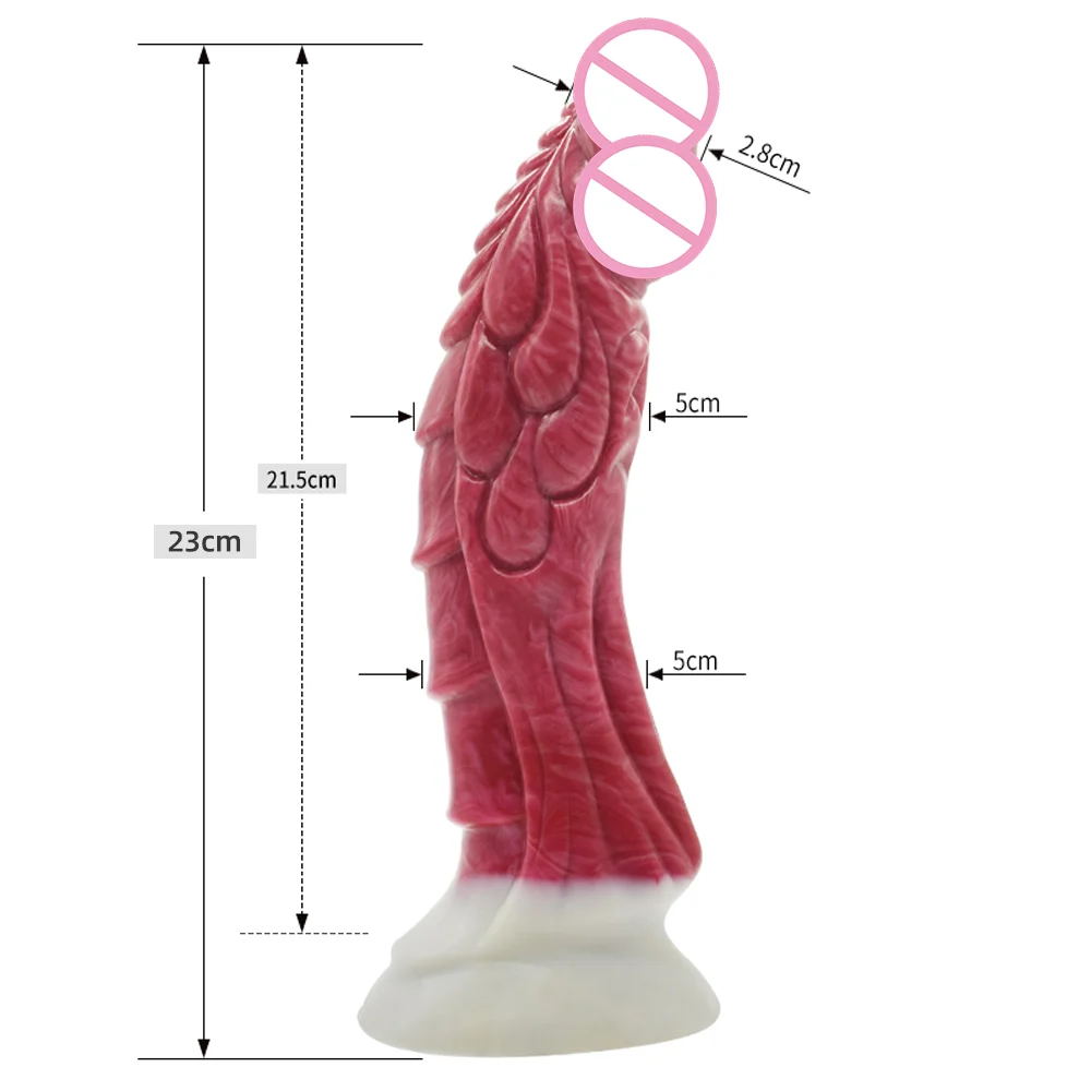 Fantasy Dragon Ejaculating Squirting Silicone Dildo Women Enema Sex Toy Realistic Animal Monster Huge Big Dildo With Suction Cup
