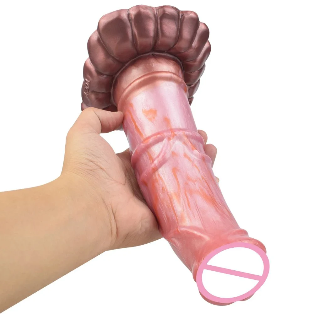 Silicone Cock Elephant Nose Vagina Dildo Soft Rubber Penis Anal Plug Sex Toy for Women Men