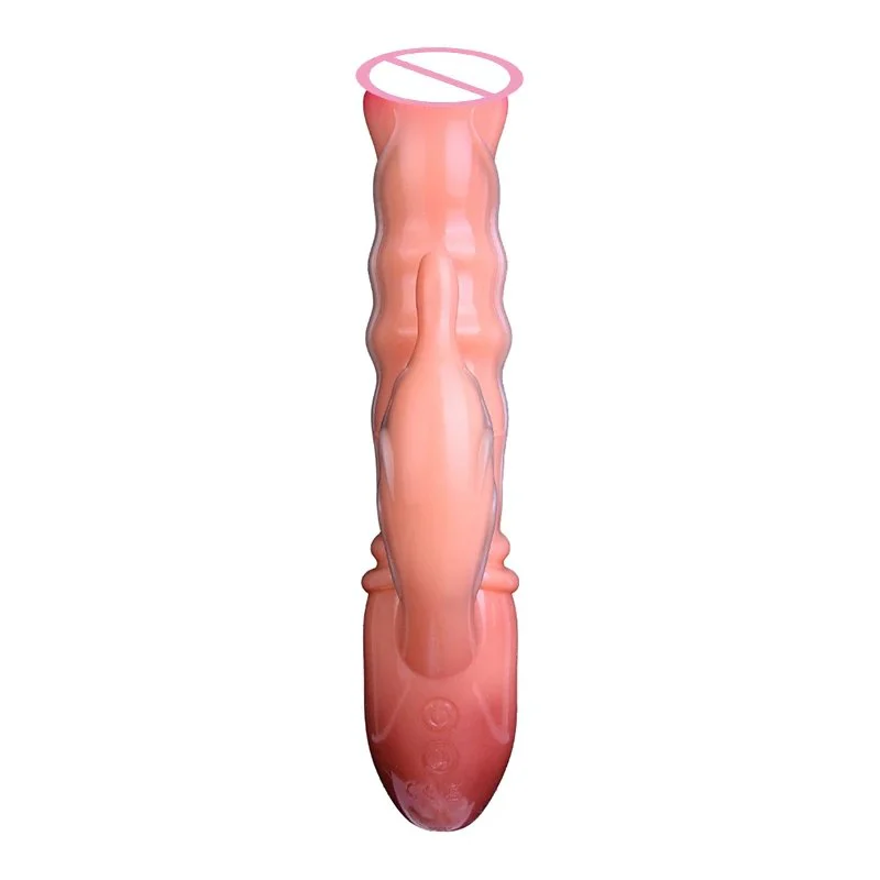 Silicone Rabbit Dildo Vibrator10 Speeds Vibrating Anal Plug Beads Stimulate Prostate Massage Sex Toys women Masturbator