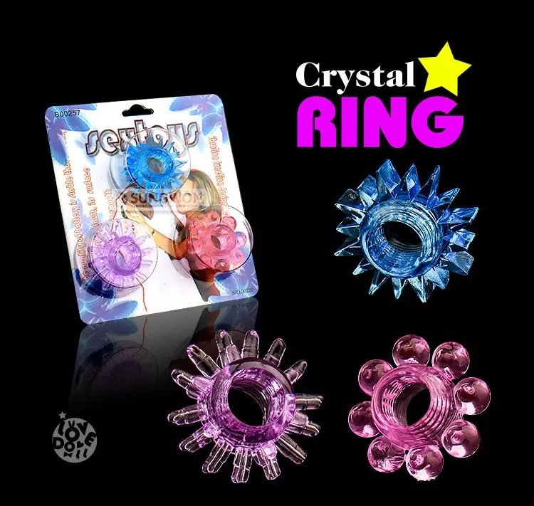 Sex Toys for Male Rubber Ultra Stretchy Penis Ring Delay Ejaculation Cock Rings for Men