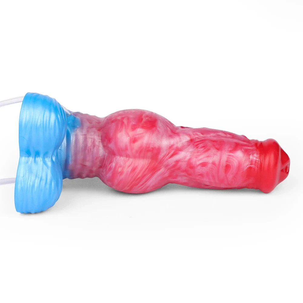 Fantasy Monster Dildo Inflatable Spray Water Soft Liquid Silicone Dildo Female Masturbation Adult Fun Sex Toys
