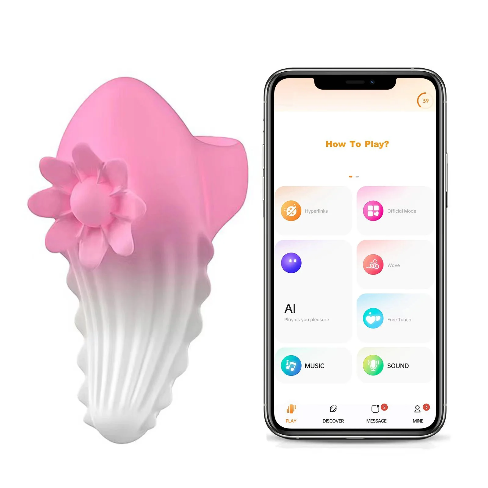 Sunflower Shape Female Finger G-Spot Clitoral Nipple Stimulator 10 Vibration Modes Finger Masturbator Vibrator Set Happy Sex
