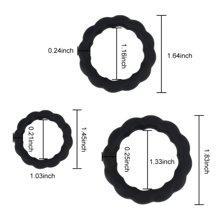 Adult Sex Male Silicone Lock Ring Penis Exercise Device Male Penis Ring