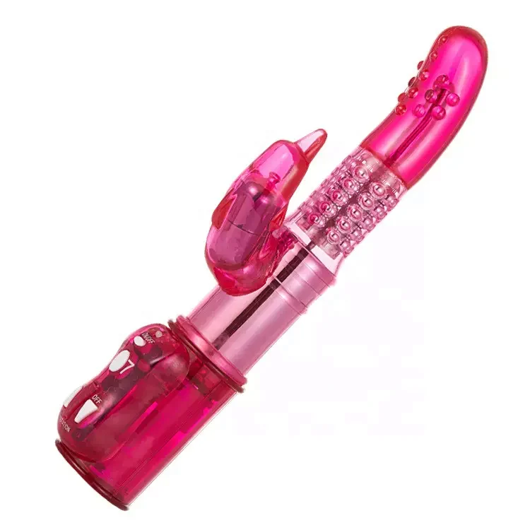 Sex Toys for Women Double Motor Purple Dolphin G Spot Thrusting Vibrator 360 Rotating Dildo