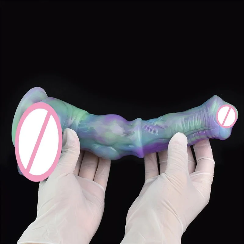 Fantasy Horse Dildo Realistic Silicone Dildo Penis Strong Stimulation Alien Dildo Dog Sex Toy for Women Lesbian