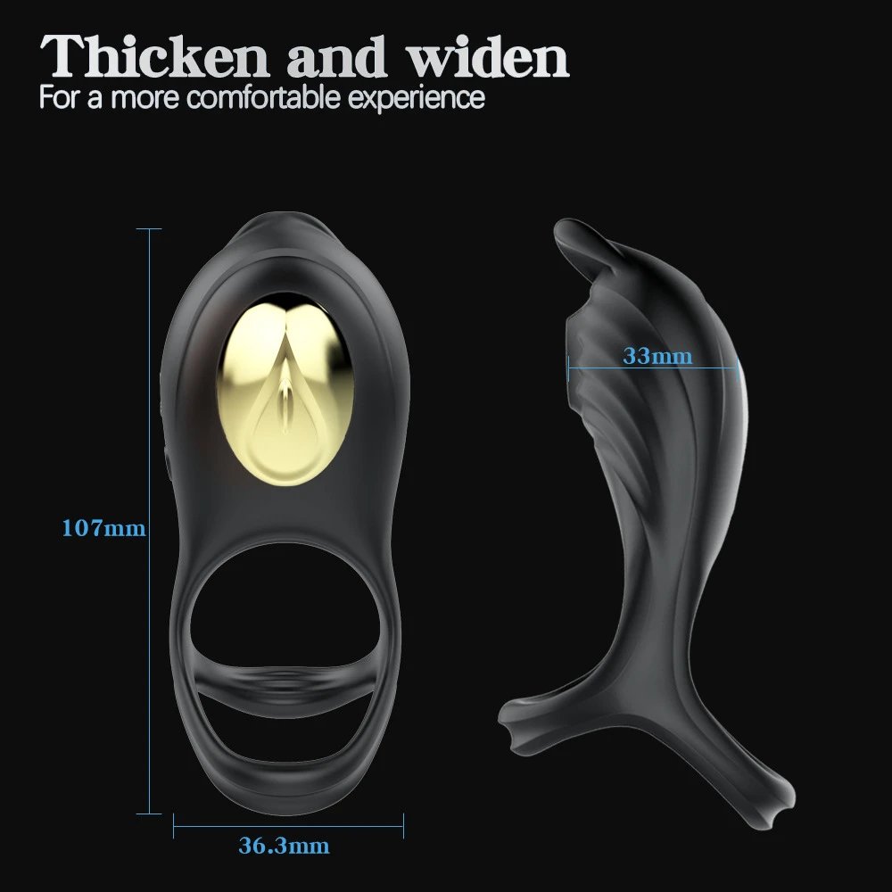 5 Frequency Remote Control Rechargeable Sex Toys Couple Vibrator Sucking Cock Ring With Clitoral Stimulator