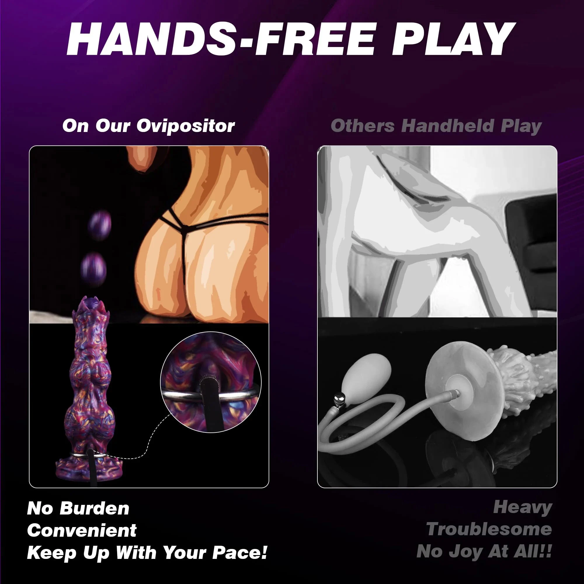 Fantasy Monster Alien Ovipositor Dildo with 3 Balls Realistic Silicone alien Dildo with 3 Eggs for Women Men Adult Sex Toy