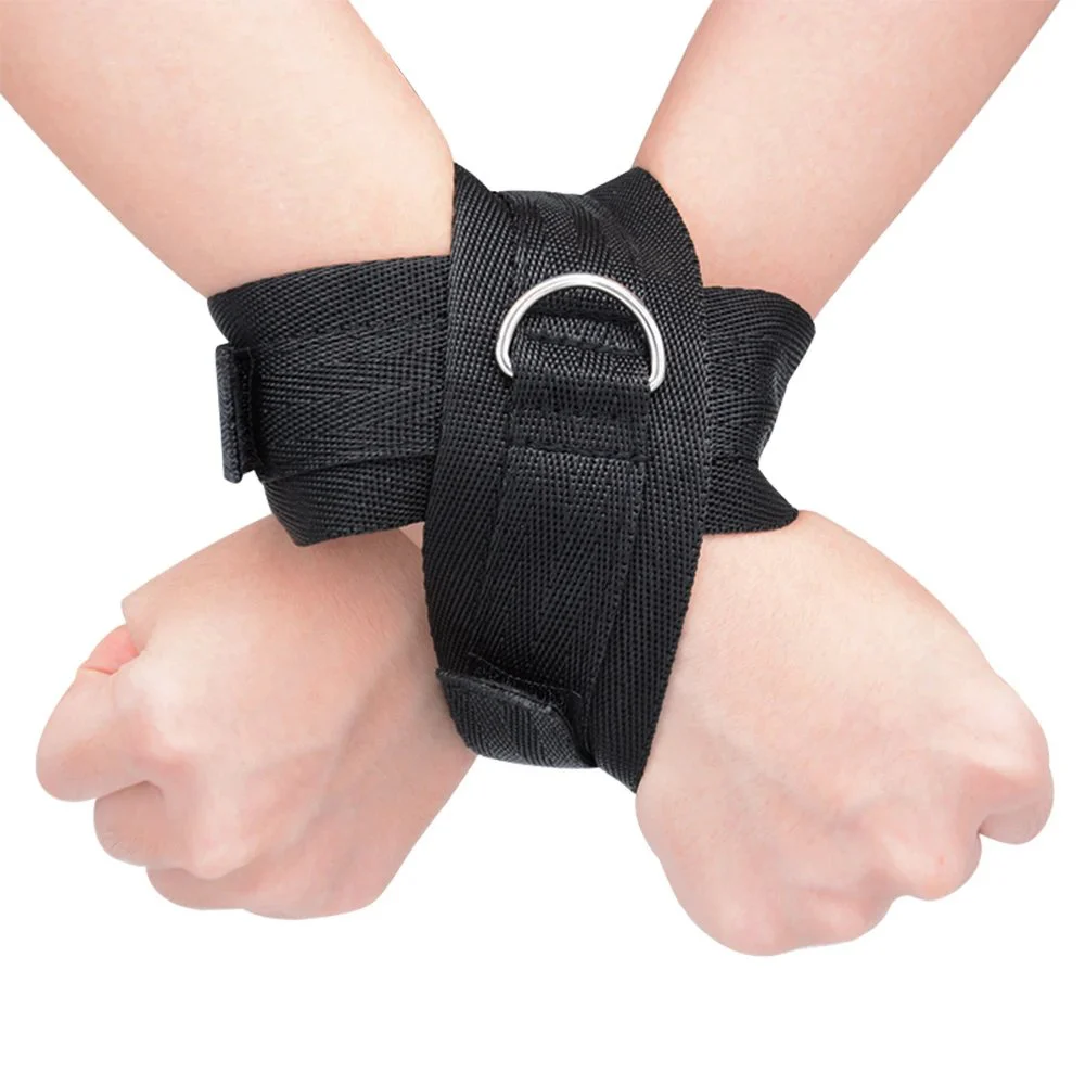 Bondage Cross Handcuffs Woven Tape Sex Handcuffs Velcro Buckle Sex Hand Chain Shackle Other Sex Toys