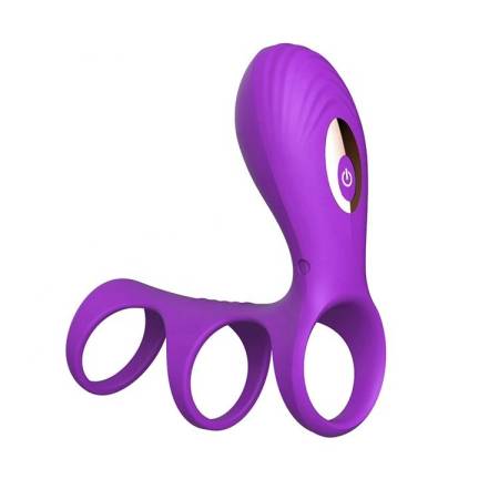 7-Speed Remote Control Dildo Vibrating Cock Ring for Men Penis Rings
