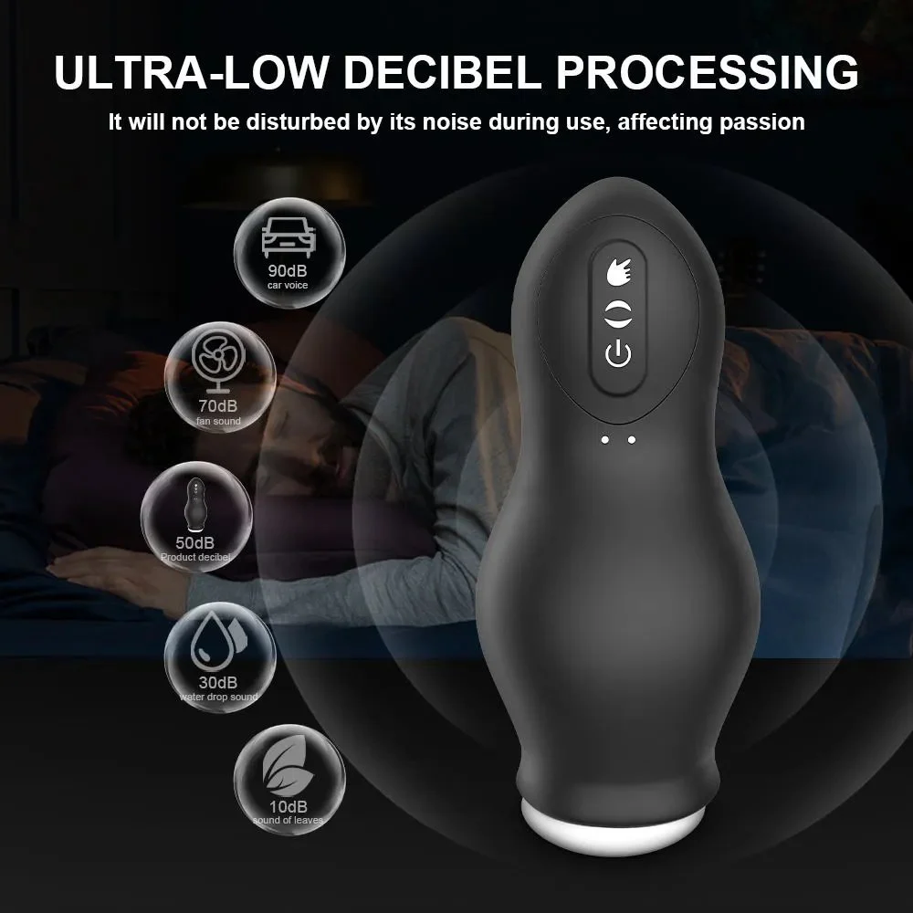Men's Trainer Exercise Waterproof Airplane Cup Masturbator with Sucking Vibration Feature