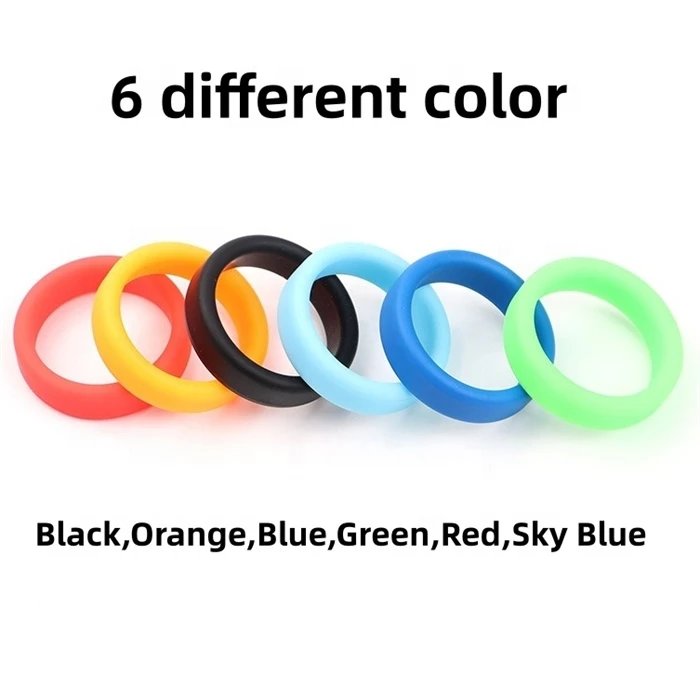 Superior Vibrating Cock Ring for Men Colorful Silicone Penis Ring Designed for Delay Ejaculation Adult Sex Product