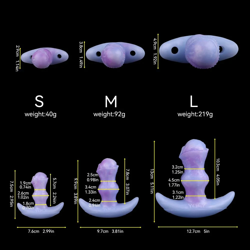 Silicone Horse Anal Dildo with Gag Strap-On 10 Modes Remote Control Vibrator for Men Fox Butt Tail Design Sizes S M L