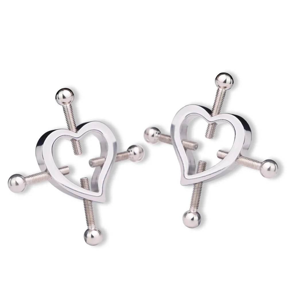 Nipple Clamp Metal Sex Toy Slave Adult Flirting Toys Training Stuff Bondage for Female Male Breast Clamp