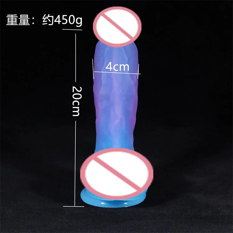 Silicone Suction Cup Super Soft Realistic Color Sex Toy Dildo
