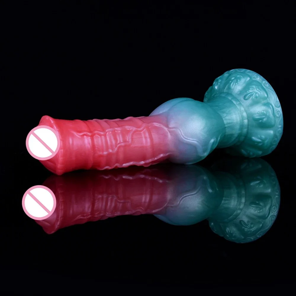 Fantasy Sex Toys with Big Knot Huge Dildo Silicone Monster Dildo with Strong Suction Cup Anal Adult Toys for Women Men