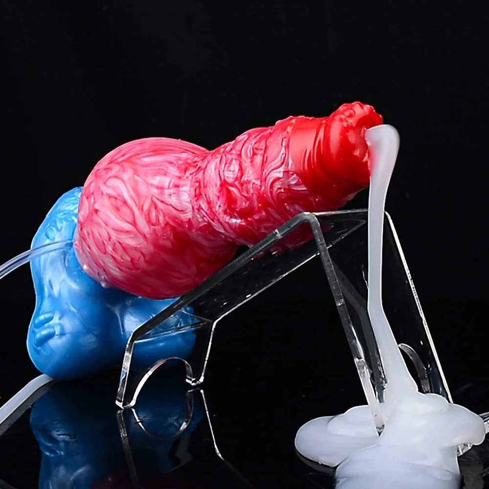 Inflatable Squirting Anal Dildo Prostate Massager Swelling Feature Fantasy Inflatable Squirting Dildo for Couples 18+ Adult Toy