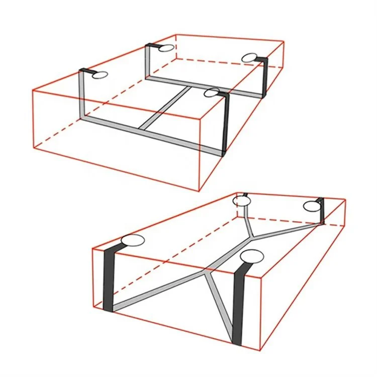 Nylon Bondage Slave Belts Games Adult Sex Toys Bed Restraint System Bondage