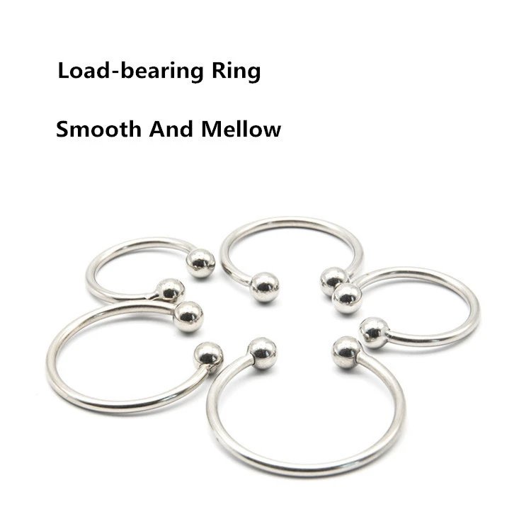 Penis Rings Stainless Steel Open Cuff Ring Glans Ring Erenction Enhancing Sex Toys for Men