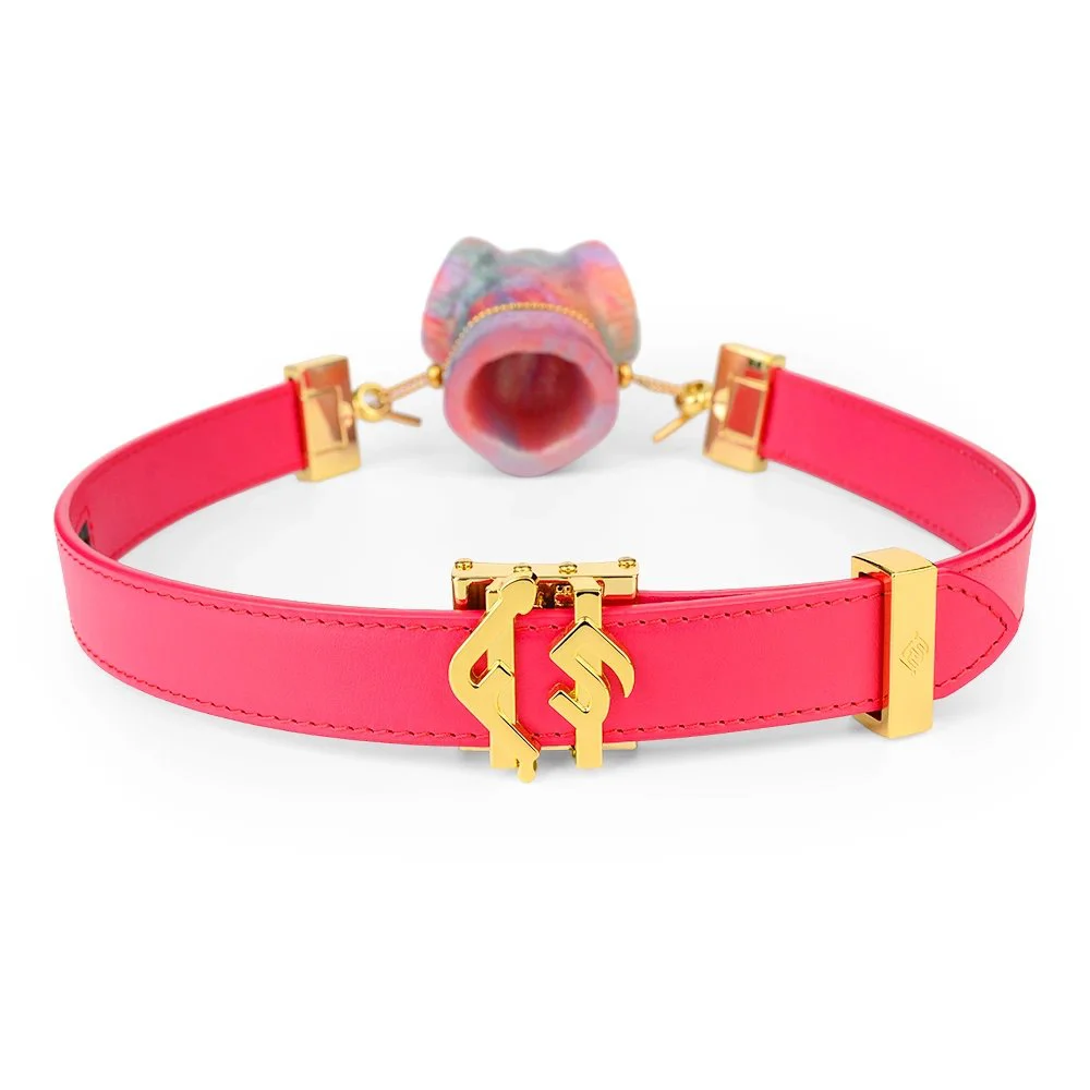 Velvet Rope Neon Sexy Mouth Plug Suitable for Bdsm Game Bondage Adult Toys Three Color Options for Mouth Plugs