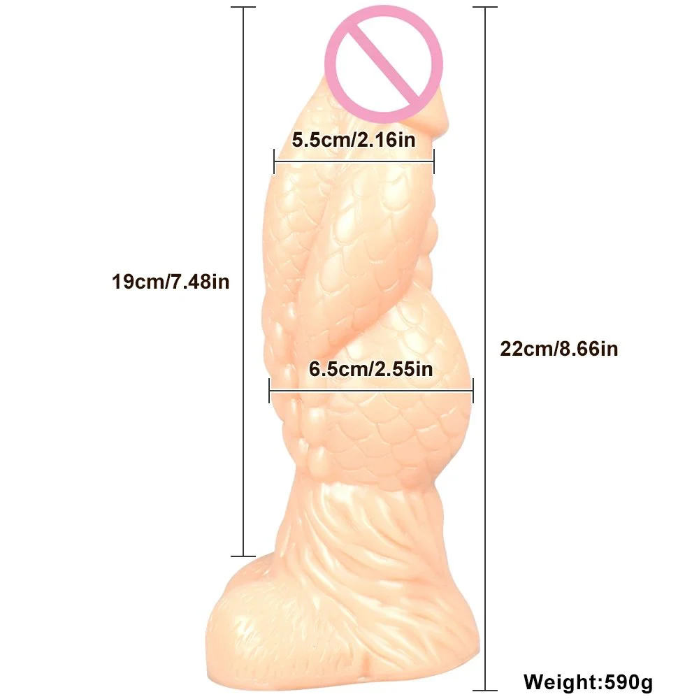 Medical Silicone Sex Toys Consolador Sex Adult Products Big Artificial Realistic 22cm Huge Dildo for Women