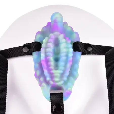 Wearable Fantasy Soft Sex Grinder Masturbator Adult Sex Toy and Sexual Stimulation Toy with Light Stick