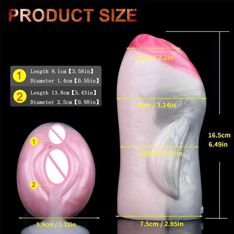 Pocket Pussy Animal Realistic Masturbator Simulation Dolphin Vaginal Pocket Pussy Vibrator Masturbating for Men