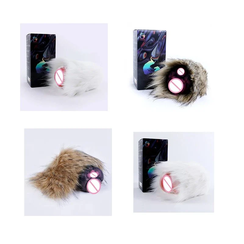 Plush Toys Series Soft Realistic Animal Vagina Pocket Pussy Male Masturbator Sex Toy