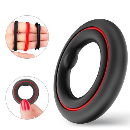 Silicone Cock Ring For Couples Lasting Enlargement Sex Toy Men Intimate Enhancer Comfortable Wear