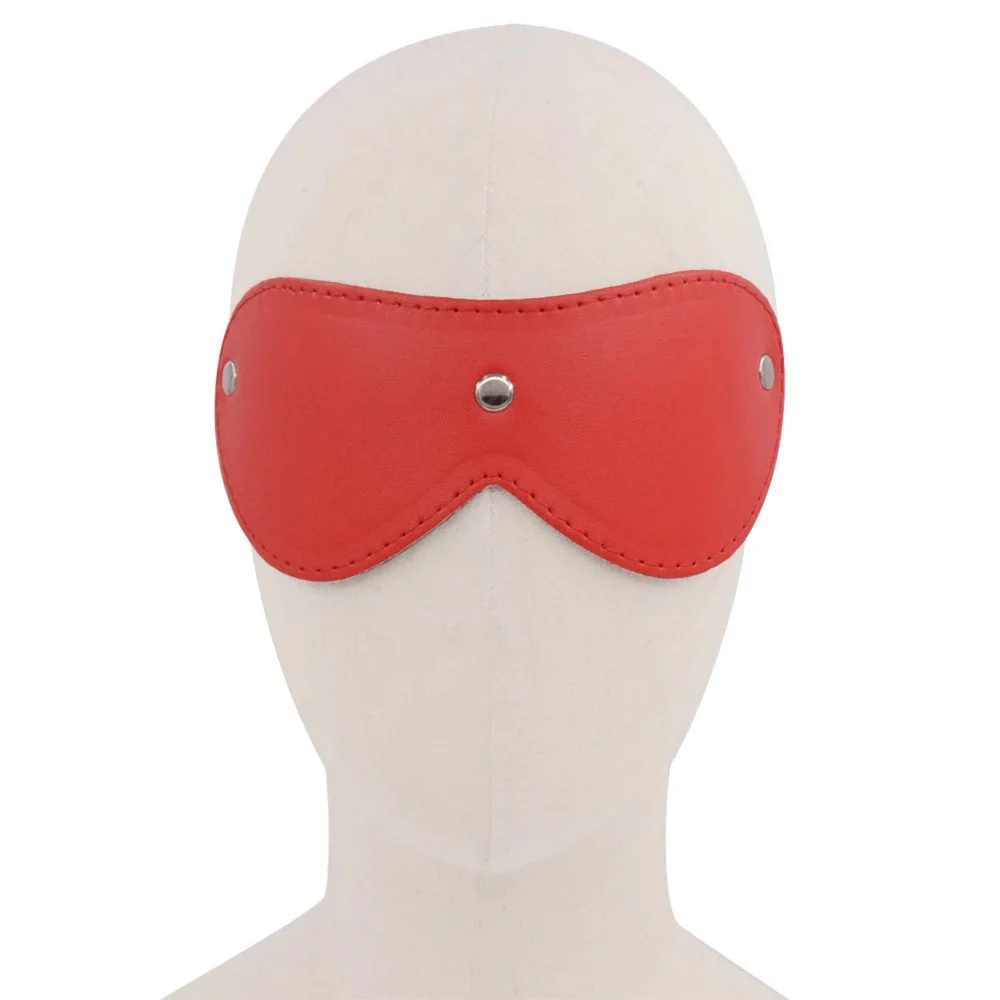 Bondage Leather Eye Mask Role Playing Sexy Eye Patch Adult Product Bondage Elastic Blindfold Mask Other Sex Toy
