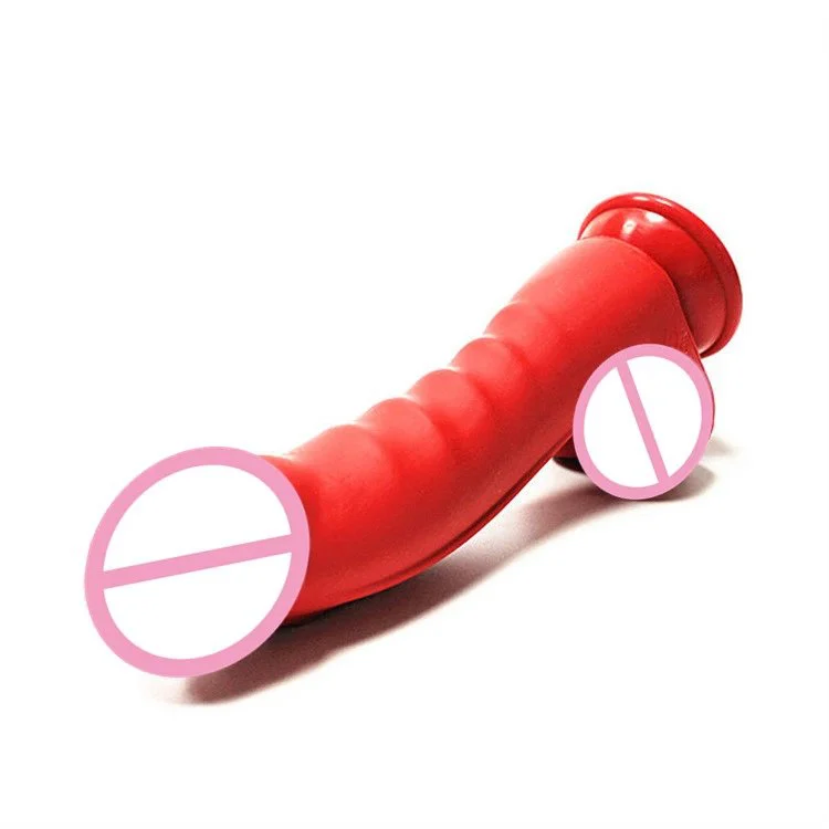 Large Soft Realistic Colored Liquid Silicone Dildo Suction Cup Sex Toys for Women